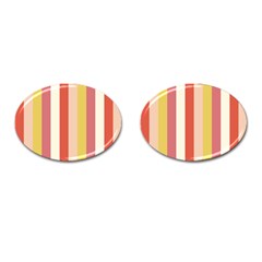 Candy Corn Cufflinks (oval) by snowwhitegirl