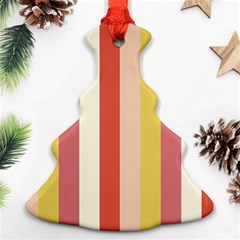 Candy Corn Christmas Tree Ornament (two Sides)