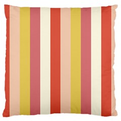 Candy Corn Large Cushion Case (one Side) by snowwhitegirl