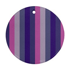 Concert Purples Round Ornament (two Sides)