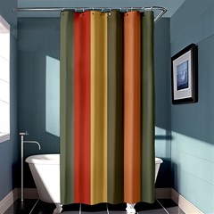 Amongst The Pigeons Shower Curtain 36  X 72  (stall)  by snowwhitegirl