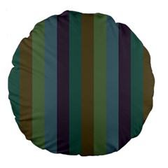 Rainy Woods Large 18  Premium Flano Round Cushions by snowwhitegirl