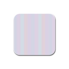 Albino Pinks Rubber Square Coaster (4 pack) 