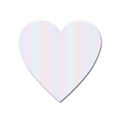 Albino Pinks Heart Magnet