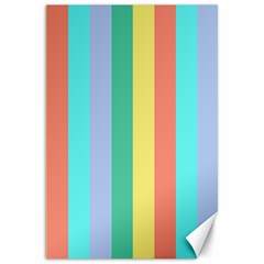 Summer Stripes Canvas 20  X 30   by snowwhitegirl