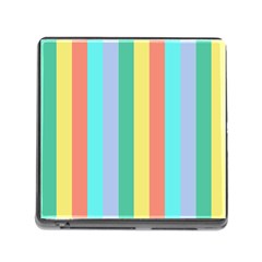 Summer Stripes Memory Card Reader (square) by snowwhitegirl