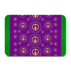 Peace Be With Us In Love And Understanding Plate Mats by pepitasart