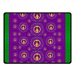 Peace Be With Us In Love And Understanding Double Sided Fleece Blanket (Small)  45 x34  Blanket Front