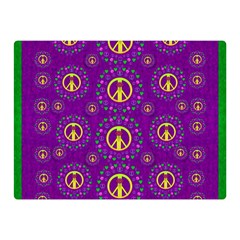 Peace Be With Us In Love And Understanding Double Sided Flano Blanket (mini) 