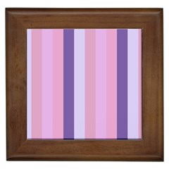 Violet Stars Framed Tiles by snowwhitegirl