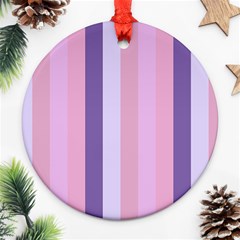 Violet Stars Ornament (round) by snowwhitegirl