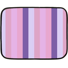 Violet Stars Double Sided Fleece Blanket (mini)  by snowwhitegirl