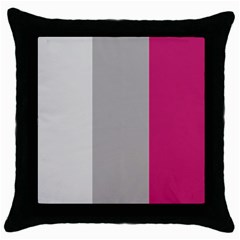 Laura Lines Throw Pillow Case (black) by snowwhitegirl