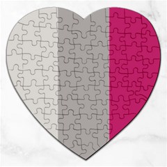 Laura Lines Jigsaw Puzzle (heart) by snowwhitegirl