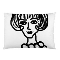 20s Girl Pillow Case by snowwhitegirl