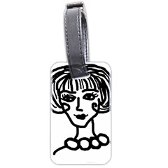 20s Girl Luggage Tags (two Sides) by snowwhitegirl