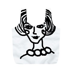 20s Girl Full Print Recycle Bags (m)  by snowwhitegirl