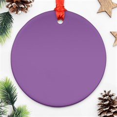 Another Purple Ornament (round) by snowwhitegirl