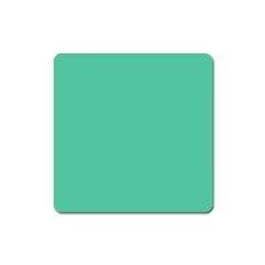 Seafoamy Green Square Magnet by snowwhitegirl