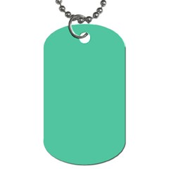 Seafoamy Green Dog Tag (one Side) by snowwhitegirl