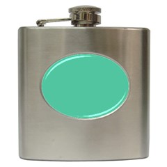 Seafoamy Green Hip Flask (6 Oz) by snowwhitegirl