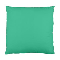 Seafoamy Green Standard Cushion Case (two Sides) by snowwhitegirl