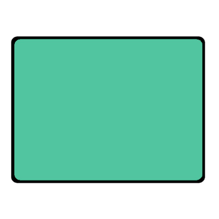 Seafoamy Green Fleece Blanket (Small)