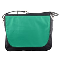 Seafoamy Green Messenger Bags by snowwhitegirl