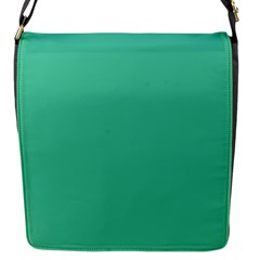 Seafoamy Green Flap Messenger Bag (s) by snowwhitegirl