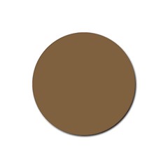 Brownish Rubber Coaster (round)  by snowwhitegirl