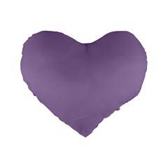 Grape Light Standard 16  Premium Heart Shape Cushions by snowwhitegirl