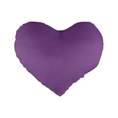 Uva Purple Standard 16  Premium Heart Shape Cushions by snowwhitegirl