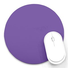 Purple Star Round Mousepads by snowwhitegirl