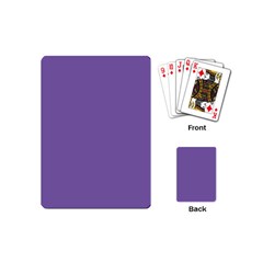 Purple Star Playing Cards (mini)  by snowwhitegirl