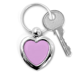 Pink Flowers Key Chains (heart)  by snowwhitegirl