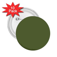 Earth Green 2 25  Buttons (10 Pack)  by snowwhitegirl