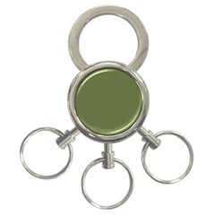 Earth Green 3-ring Key Chains by snowwhitegirl