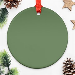 Army Green Ornament (round) by snowwhitegirl