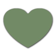 Army Green Heart Mousepads by snowwhitegirl