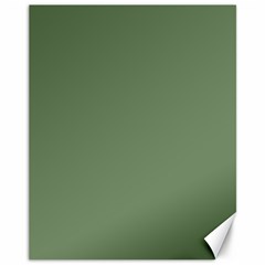 Army Green Canvas 11  X 14  