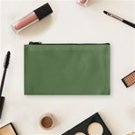 Army Green Cosmetic Bag (Small)  Front