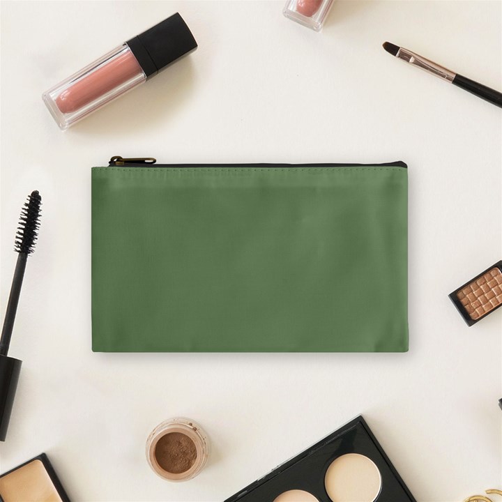 Army Green Cosmetic Bag (Small) 