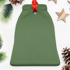 Army Green Bell Ornament (Two Sides)