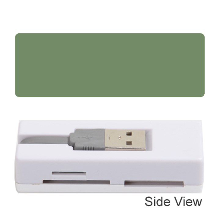 Army Green Memory Card Reader (Stick) 