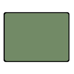 Army Green Double Sided Fleece Blanket (Small) 