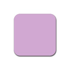 Lilac Star Rubber Coaster (square)  by snowwhitegirl