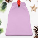 Lilac Star Bell Ornament (Two Sides) Front