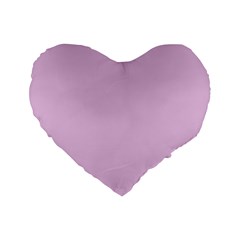 Lilac Star Standard 16  Premium Heart Shape Cushions by snowwhitegirl