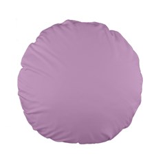 Lilac Star Standard 15  Premium Flano Round Cushions by snowwhitegirl