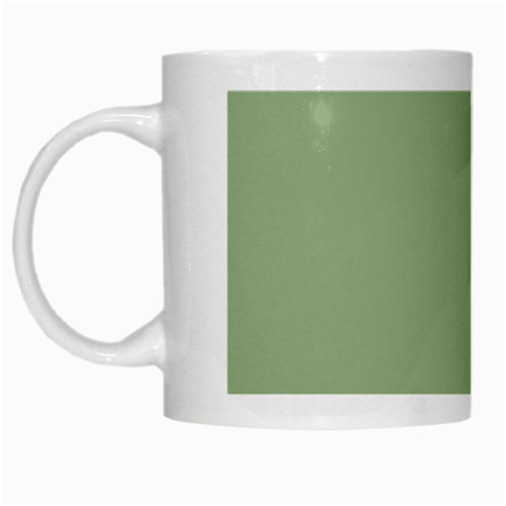 Tree Green White Mugs